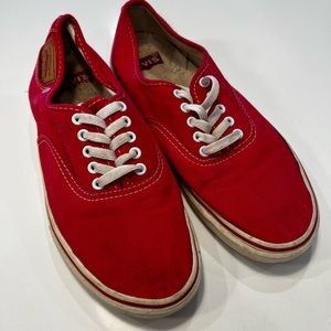 Red Levi’s Shoes